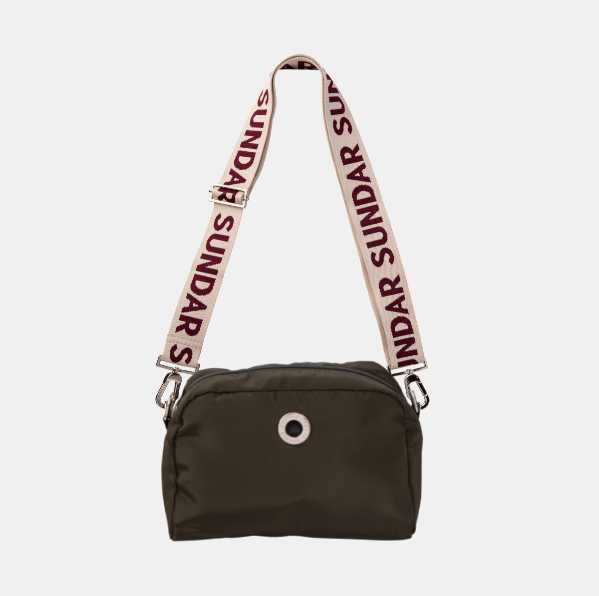 Bolsa Ana Verde Olivo con Asa Larga