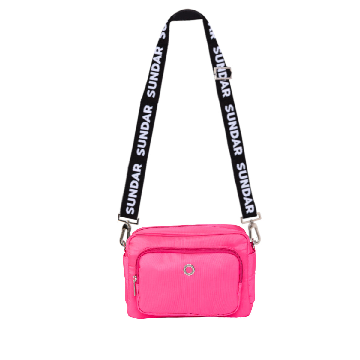 Bolsa Crossbody Laura Rosa Neón