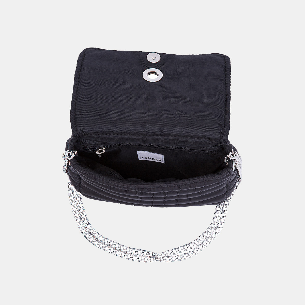 Bolsa Andrea Negra con Asa Larga Ribbon SUNDAR Negro