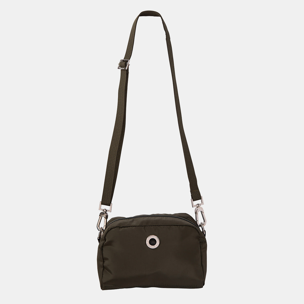 Bolsa Ana Verde Olivo con Asa Larga