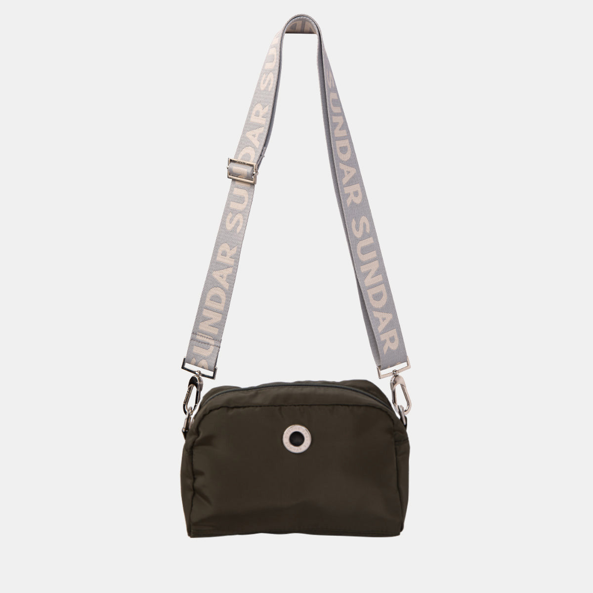 Bolsa Ana Verde Olivo con Asa Larga