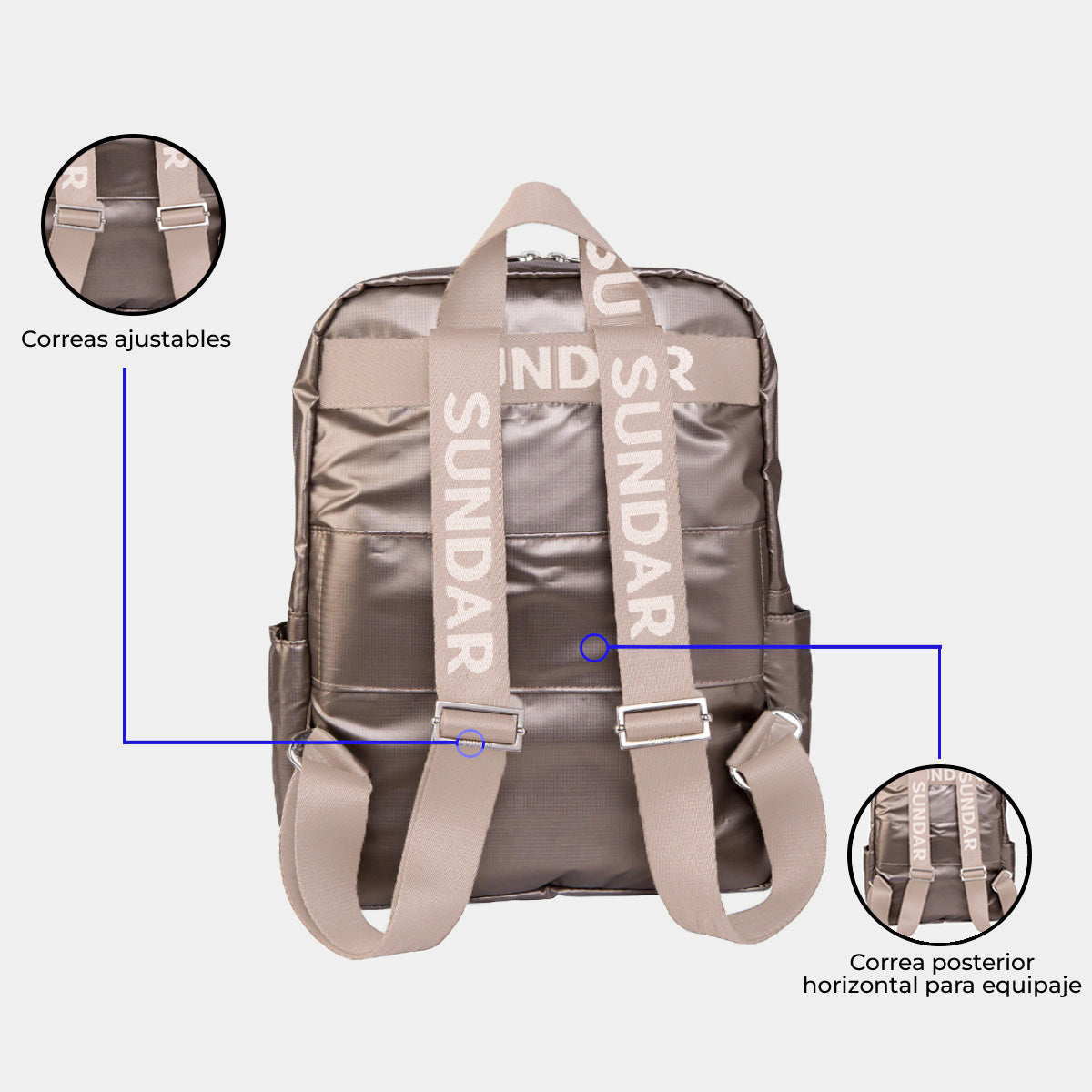 Backpack Grande Estaño