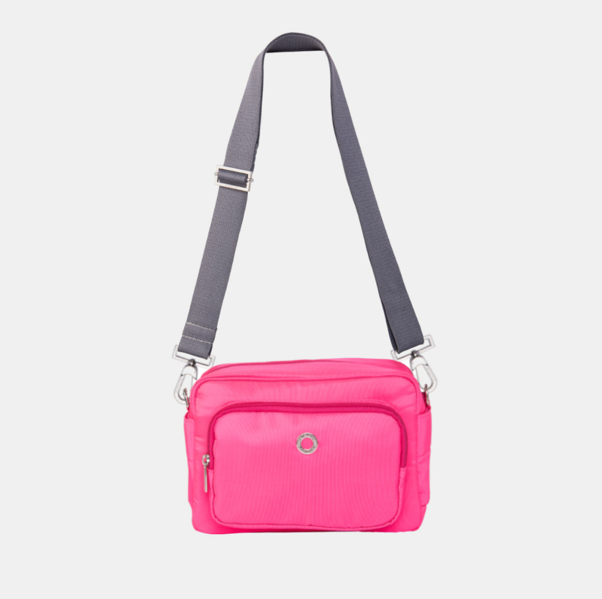 Bolsa Crossbody Laura Rosa Neón