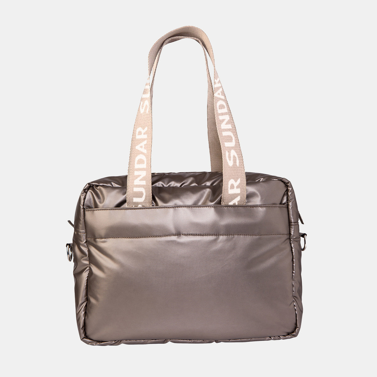 Crossbody Mediana Estaño con Asa Larga Ajustable