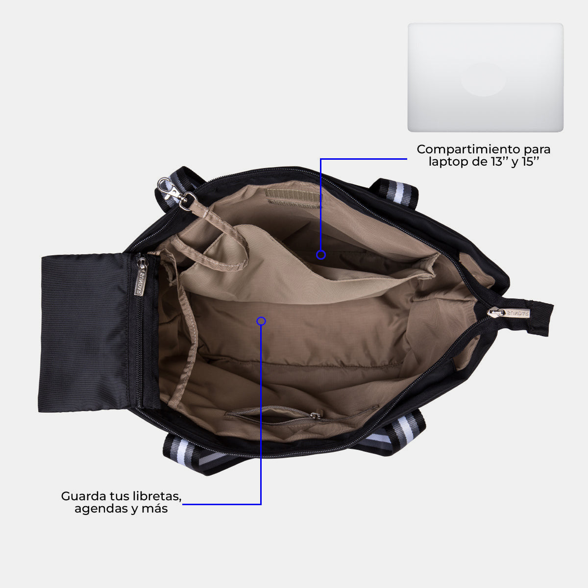 Bolsa Sofía Negra