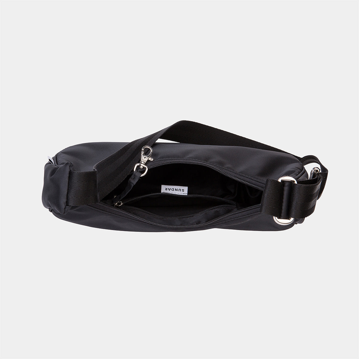 Bolsa Luna Grande Negra Acero