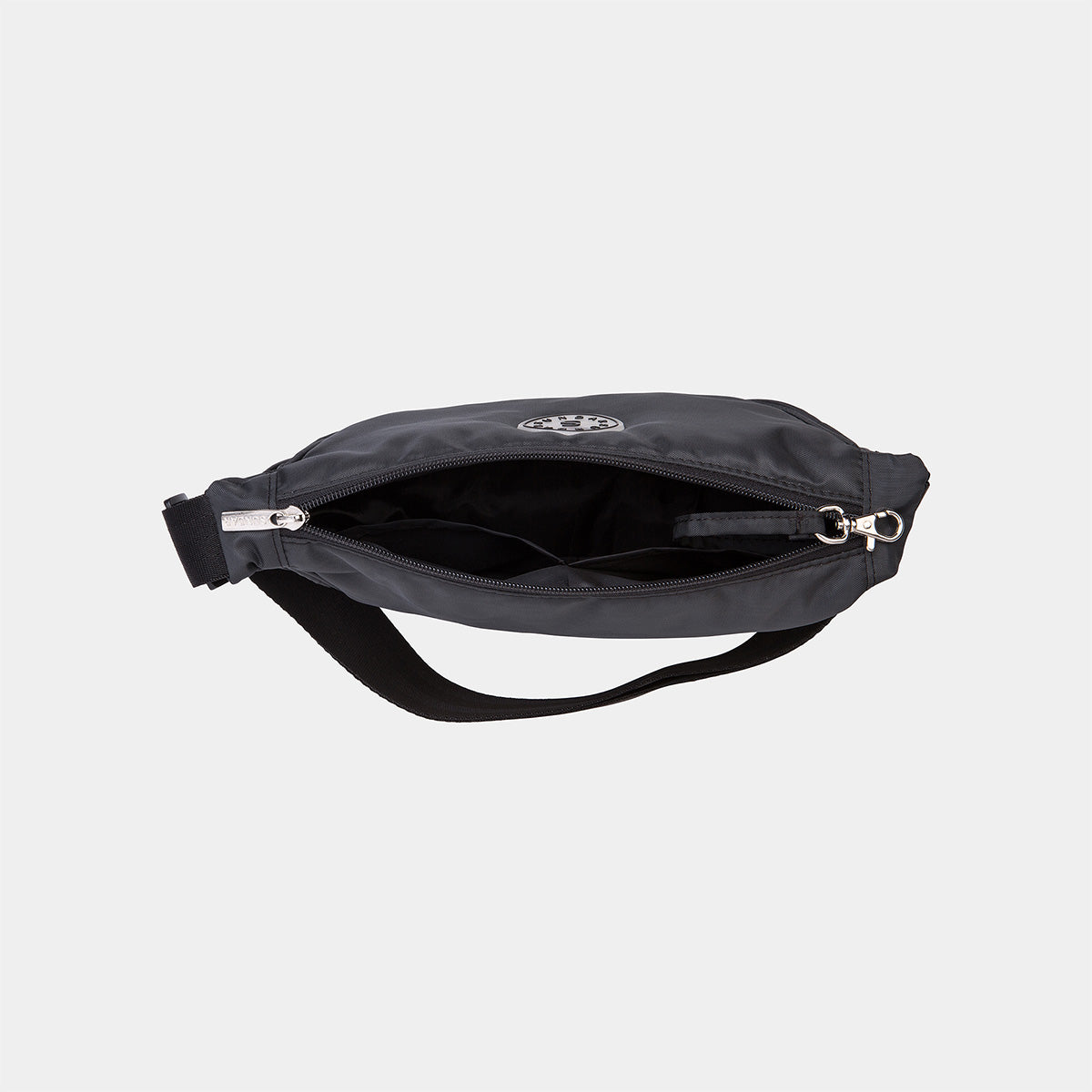 Bolsa Luna Chica Negra Acero