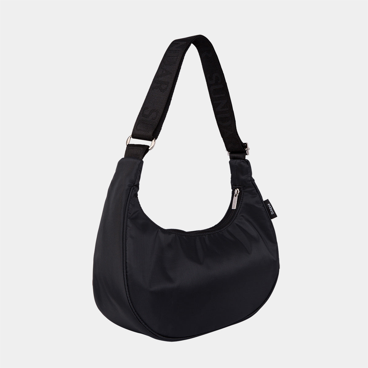 Bolsa Luna Grande Negra Acero