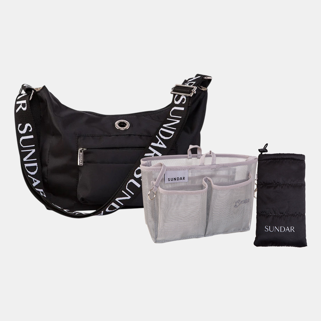 Kit Bolsa Martina Negra