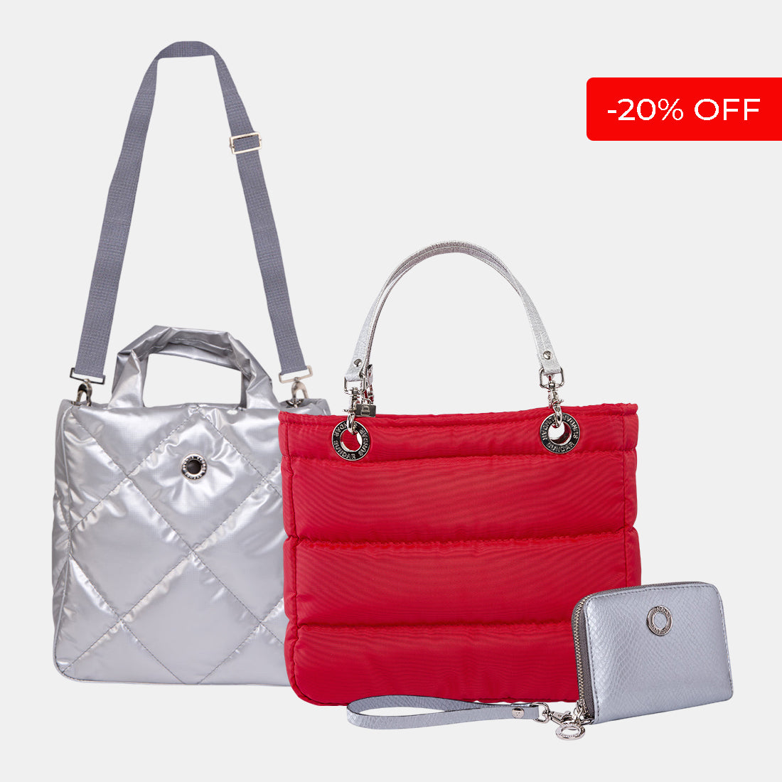 Kit Cartera Plata