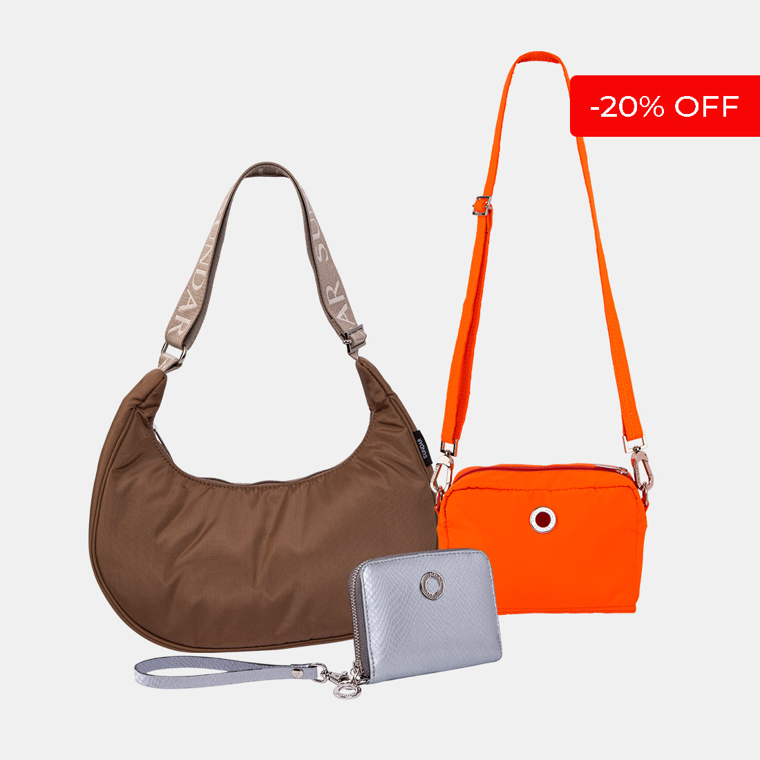 Kit Bolsa Luna Grande Moka