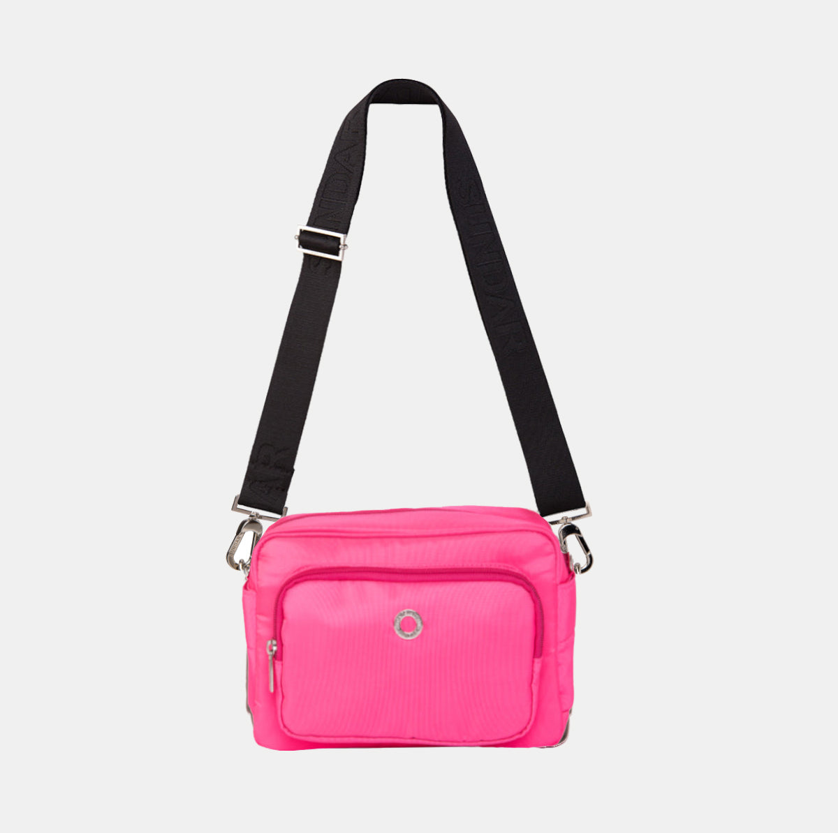 Bolsa Crossbody Laura Rosa Neón