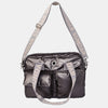 Crossbody Mediana Gris Plomo con Asa Larga Ajustable