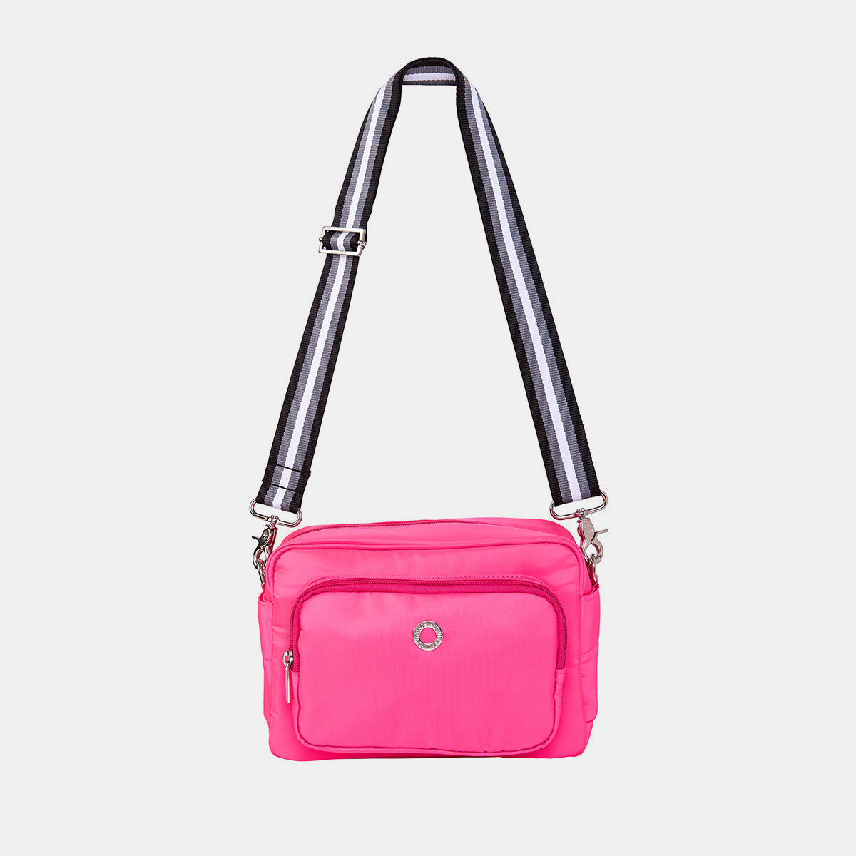 Bolsa Crossbody Laura Rosa Neón