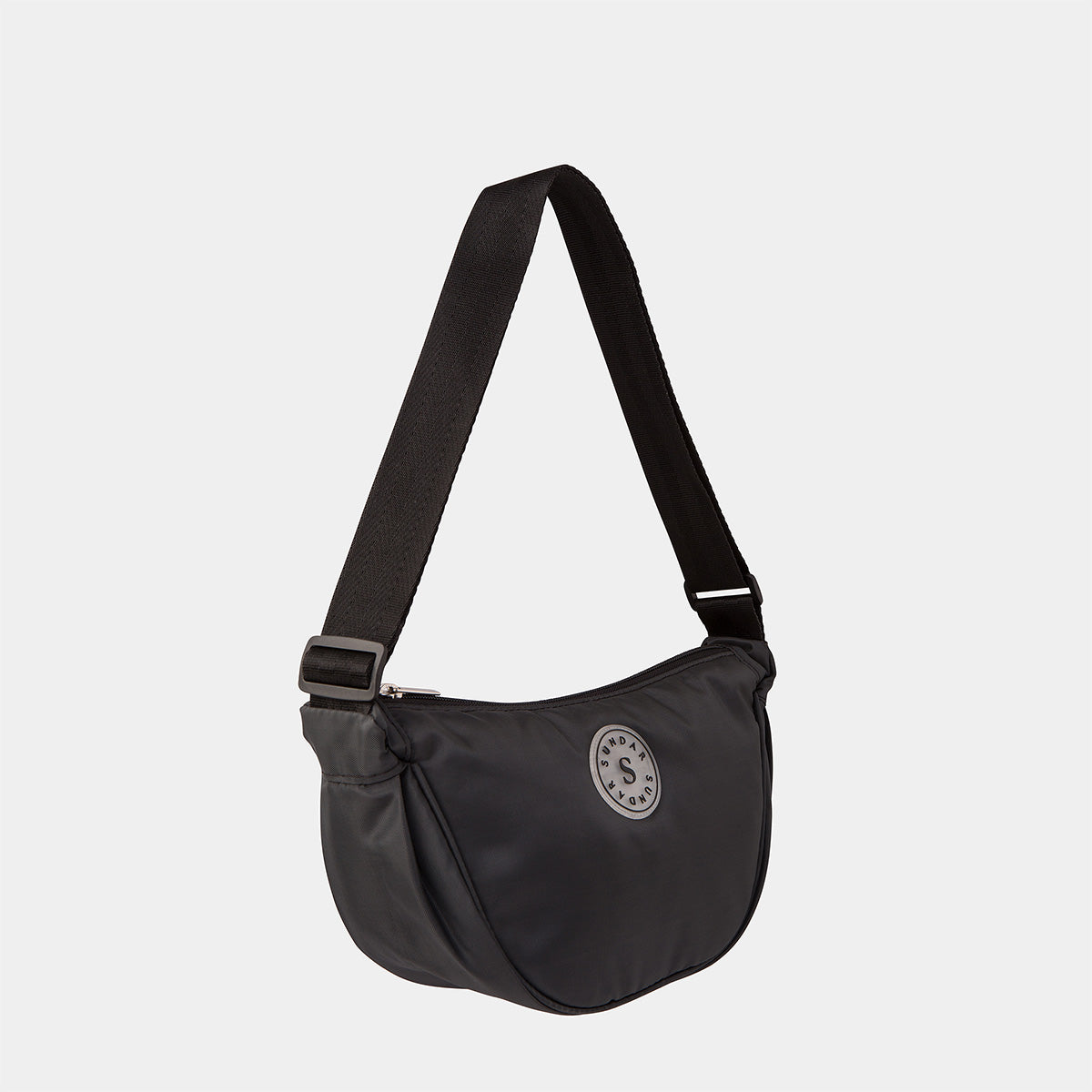 Bolsa Luna Chica Negra Acero