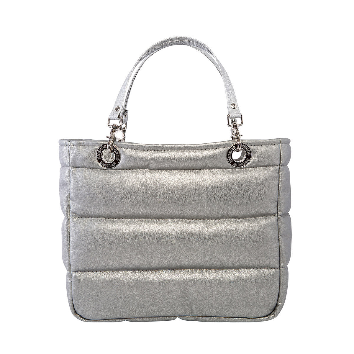 Bolsa Básica Plateada con Cierre Individual